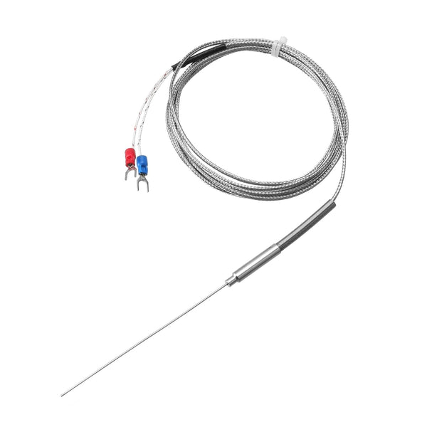 MECCANIXITY K Type Thermocouple Temperature Sensor Probe, 1x100mm with 6.6ft Wire for 0 to 1000°C