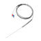 MECCANIXITY K Type Thermocouple Temperature Sensor Probe, 1x100mm with 6.6ft Wire for 0 to 1000°C