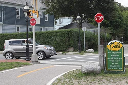 Enjoyist 12"x 12" Stop Sign 2 Pack – Rust Free Aluminum, Reflective, UV Protected, Weatherproof 40 Mil