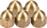 Brass Acorn Nut, Dome Cap Nut, Professional Repair Accessories for Furniture Machinery Repair Hardware(M4(20PCS)) by Qioniky