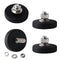 aosdanting 4pcs Rubber Coated Magnets with Bolts, Heavy Duty Magnets M6 Male Thread,