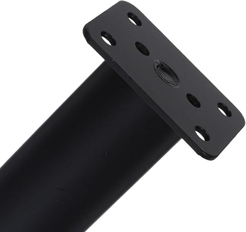 4pcs 15cm 25cm Homoyoyo Adjustable Height Metal Sofa Legs Furniture Leveling Feet Black Metal Bed Support Legs