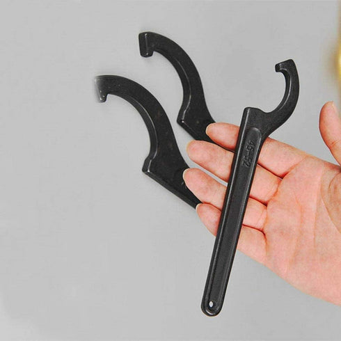 C Hook Spanner Wrench, Square Hook Wrenches, Multi-Function Adjustment Bike Motorcycle Shock Spanner Hand Tool