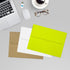 LUXPaper A7 Invitation Envelopes, Peel & Press, 5 1/4" x 7 1/4", Wasabi Green, 80lb Text, 50 Qty
