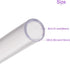 DMiotech 8mm ID 10mm OD Clear PVC Tube, Flexible Transparent Hose for Water, Air, Oil Tube, 3.28ft Length