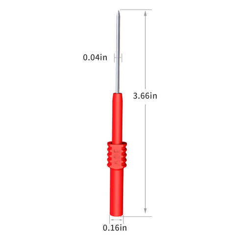 Goupchn Back Probe Pins, 2PCS Flexible Bendable Test Probes for Wire Piercing Automotive Car Repairing Electrical