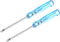 uxcell Mini Slotted Screwdriver, 2.0mm Flat Head, 65mm Length for Small Appliances Repair, 2 Pcs