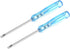 uxcell Mini Slotted Screwdriver, 2.0mm Flat Head, 65mm Length for Small Appliances Repair, 2 Pcs