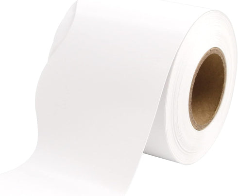 White Bulletin Board Border Scalloped Border Trim for Classroom 52ft One Roll