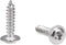 uxcell 2.3x10mm Self Tapping Screws, Phillips Pan Head with Washer, 304 Stainless Steel Fasteners, 50Pcs