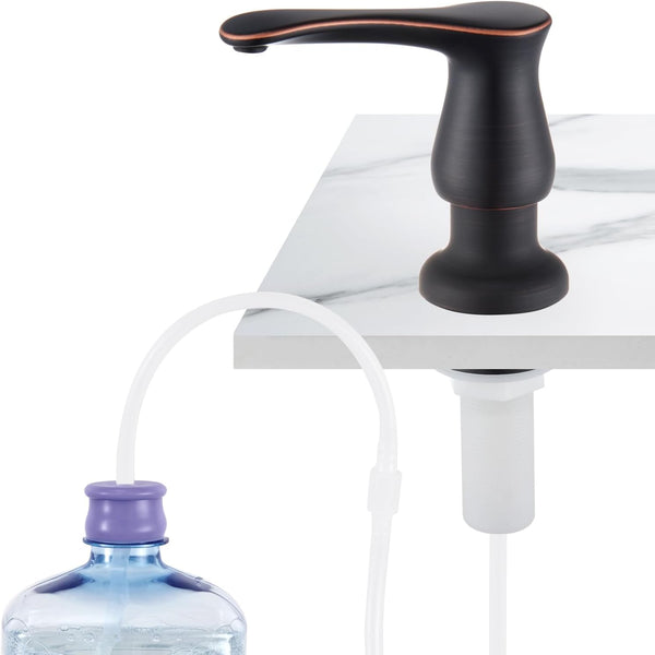 GAGALIFE Kitchen Sink Soap Dispenser Oil Rubbed Bronze, Under Sink Soap Dispenser