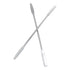 Stainless Steel Lab Laboratory Mini Double-Ended Spatula Semi-Micro Shovel Conical Arrow End Flat End -4PCS