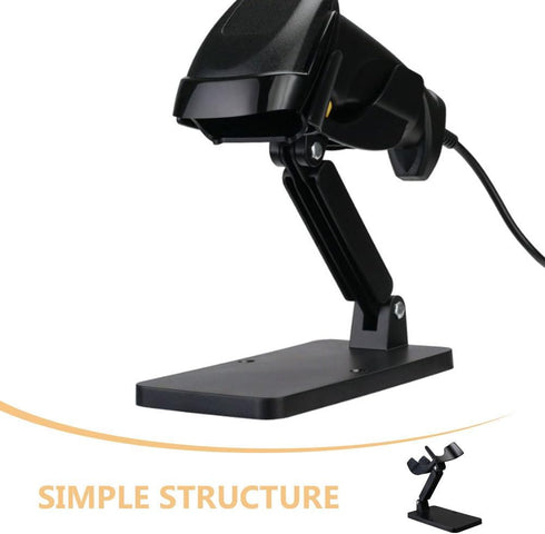 Tofficu Adjustable Barcode Scanner Holder Stand for Desk with Durable Stable Base Multifunctional Handheld Scanner