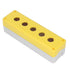 Hyuduo Waterproof Push Button Box Control Station Case Switch Shell with 5 Holes for Equipment