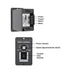 DC12V-60V/20A Motor Speed Controller, Forward/Reverse Electric Motor Speed Regulator for DC Brush Motor
