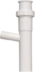 Keeney 35-8WK 1-1/2-Inch by 8-Inch Branch Tailpiece, Direct Connect or Slip Joint, White, 5/8-Inch O.D.