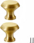 SANCHAKOU Drawer Handles Pull 2Pcs Brass Wardrobe Cabinet Door Handle Bedside Table Wine