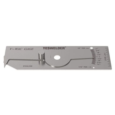 YESWELDER V-WAC Single Weld Gage Inch Inspection Gauge