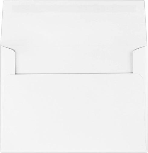 LUXPaper A7 Invitation Envelopes | 5 1/4" x 7 1/4" | Bright White | 24lb. Text | 100 Qty