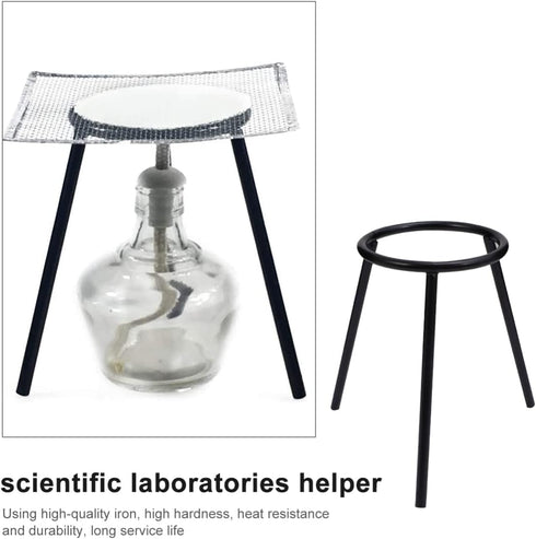 Lab Tripod Burners - 2 Pcs Lab Tripod Stand Lamp for Bunsen Burner Support in Chemistry Teaching