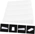 Artibetter 4pcs Wobble Stopper Wedges, Toilet Shims for Leveling Furniture Home Improvement