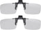 MECCANIXITY Polarized Clip-on 3D Glasses, Passive Circular 3D Viewing Glasses Frame for