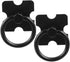 6pcs OSALADI Metal Knobs for Cabinet Drawer Stylish Handles Pulls for Wardrobe Tv Stand and Dresser Easy to Install