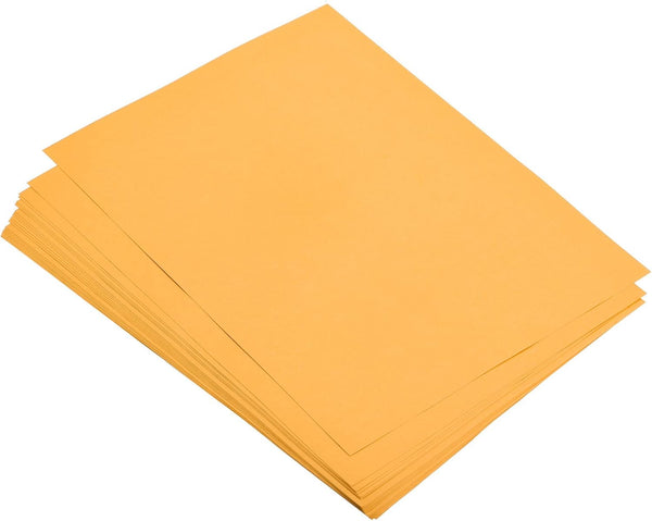 MECCANIXITY 50 Sheets Colored Copy Paper, 8 1/2 Inch, 21lb/75gsm Fluorescent Orange for Office Printing, Document