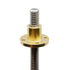 350mm T10 Tr10x2 Lead Screw and Brass Nut Kit, Acme Thread, 2mm Pitch for 3D Printer and CNC Machine Z Axis