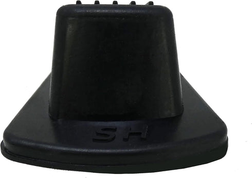Shepherd Hardware 8934E Heavy Duty Rubber Door Wedge, Black, 2 Pack