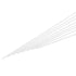 MECCANIXITY ABS Plastic Rod, Round Solid Bar 1 mm x 250 mm for DIY Model Material, Pack of 15 Pcs
