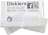 Pack of 32 Divider for Small Drawers Plastic Storage Hardware Cabinet, Compatible with Akro-Mils 40716 (Small Drawer Size) by ChinRestPaperSource