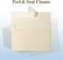 5x7 A7 100 Pack Goefun Cream Blank Flat Note Cards and Envelopes (NOT FOLDED), Flat Cream Cardstock and Envelopes Self
