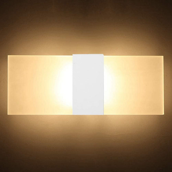 4) Haofy Sconces, LED Wall Lights Wall Mounted Sconce Light Bed Night Decorative Lamp for Hallway Bedroom Bathroom