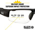 Klein Tools 60161 Safety Glasses, Professional PPE Protective Eyewear with Semi Frame, Scratch Resistant and Anti-Fog, Clear Lens