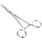 Kelly Hemostat Forceps, Precision Surgical Tool for Medical and Crafting Applications (5.5" Curved)
