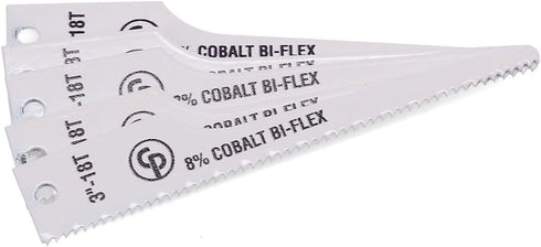 Chicago Pneumatic CA146719-18 Tooth Reciprocating Saw Blades, 2-7/8 Inch Long - (5 Pack)
