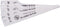 Chicago Pneumatic CA146719-18 Tooth Reciprocating Saw Blades, 2-7/8 Inch Long - (5 Pack)