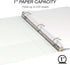 Samsill Economy 1 Inch 3 Ring Binder, Made in The USA, White, 12 Pack
