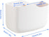 SUNFICON Adhesive Remote Control Holder - Wall Mount Media Player Controller Organizer Caddy Box for Home Office