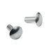 3/16" Diameter X 1/2" Length Brazier Head Solid Aluminum Rivets, 100-Pack for Fixing Leaky Solid Rivets
