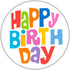 Happy Birthday Envelope Seals - 1.2" Happy Birthday Stickers, 144 Stickers