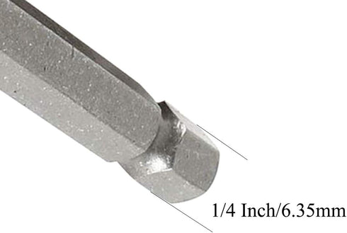 XMHF 1/4- Inch T40 S2 50mm 10Pcs Hex Shank Torx Steel Security Screwdriver Bit Long