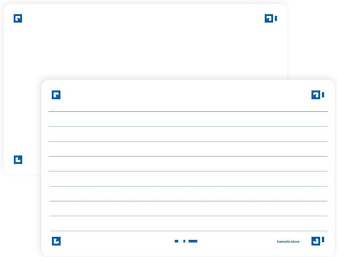 Flash 2.0-3x5 Flashcards/Index Cards - 80ct White