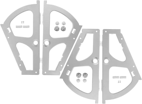 ABOOFAN Shoe Cabinet Flip Frame Hinges Metal Drawer Replacement Brackets for Single-Layer