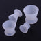 4 Pcs/Set Flexible Silicone Dappen Dish Mixing Bowl Cup, 4 Sizes for Dental Lab