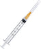 Exlavges 100 Pack Disposable 2.5ml/cc Lab Syringes with 25Ga 1 Inch Needle Luer