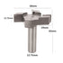 CNC Spoilboard Surfacing Router Bits, 1/2 inch Shank, 1 Cutting Diameter T Shape Wood Milling Cutter Tool