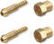 Argon Nut & Nipple x 1/4" Hose Barb, Mig Tig Welding Fitting Inert Gas, 2 Sets by Generic