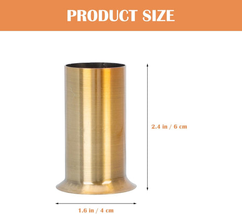 10Pcs Flanging Sleeve for Crystal Chandelier Accessories Lamp Base Sleeve for European Retro Chandeliers Heat Resistant